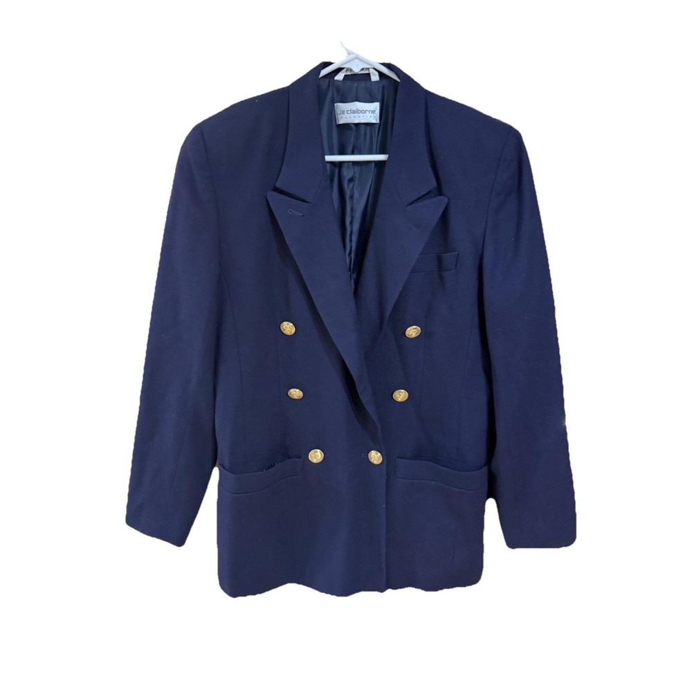 Vintage 90s Liz Claiborne Collection Wool Blazer – Women's Size‎ 8